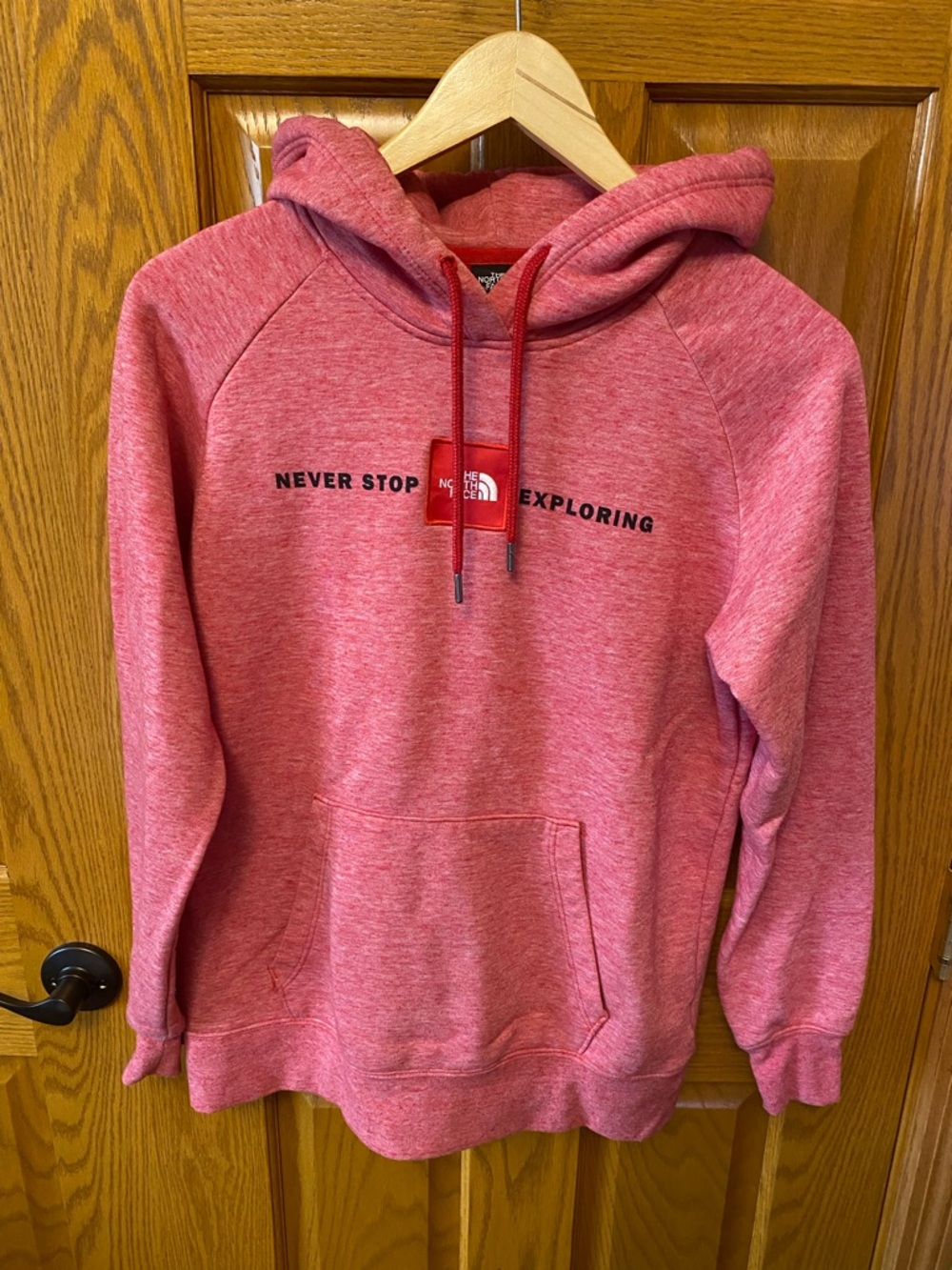 The North Face Men’s Heather Red Crewneck Hoodie